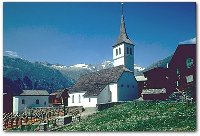 Bellwald mit Kirche